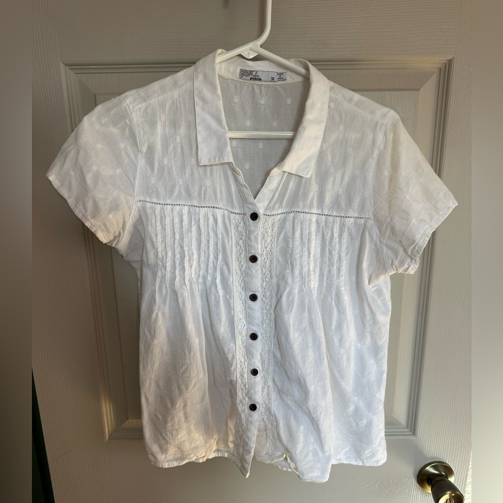Prana Short Sleeve Blouse
